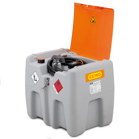 Depósito de gasoil 210 litros con bomba eléctrica CENTRI SP 12 V batería y cargador CAS DT-Mobil Easy CEMO